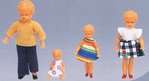 Puppenfamilie 4-teilig